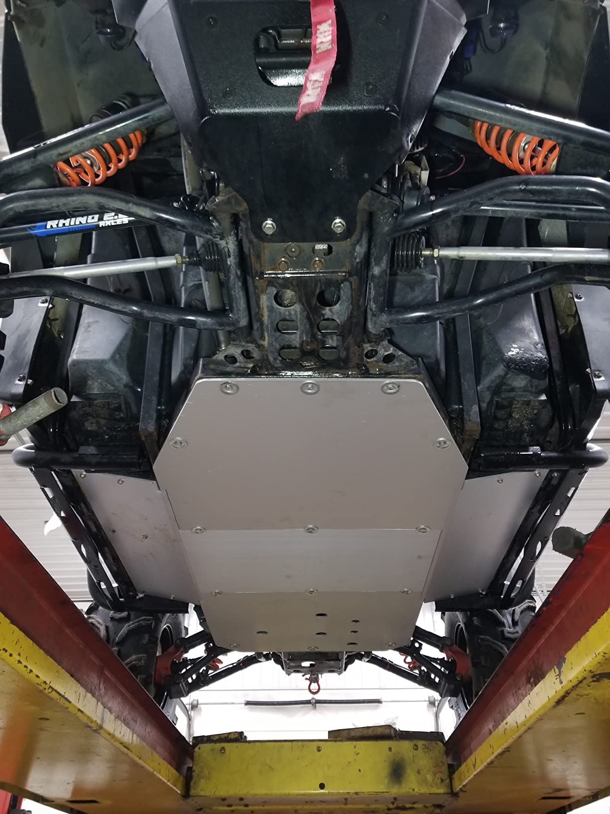 ECOTRIC Full Chassis Skid Plate Compatible with 2008-2014 Polaris RZR 800 customer photo 2