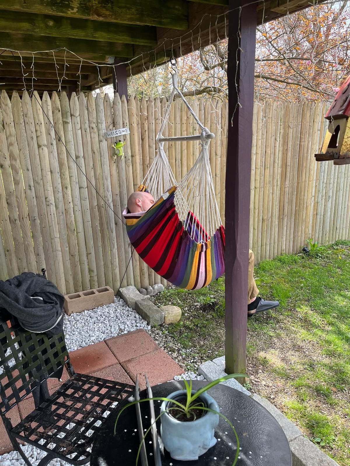 MIZTLI Hammock Chair Swing Indoor Outdoor 500 Lbs, Steel Bar & Anti-Slip customer photo 1