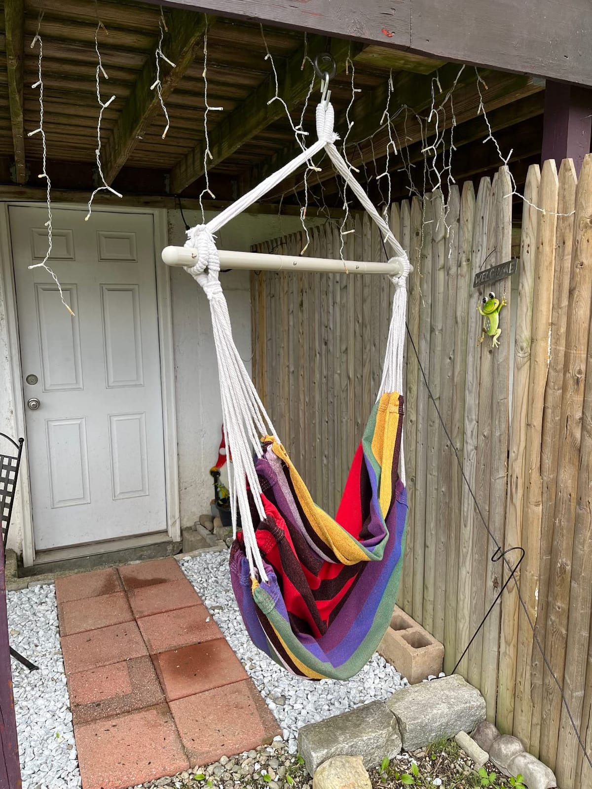 MIZTLI Hammock Chair Swing Indoor Outdoor 500 Lbs, Steel Bar & Anti-Slip customer photo 2