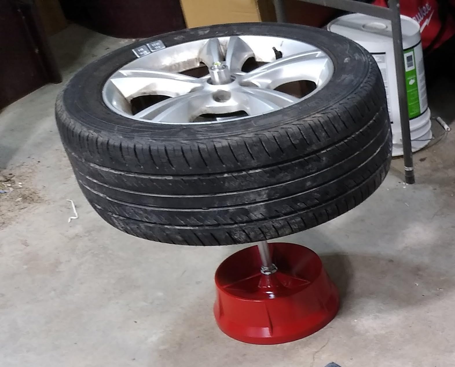 ATPEAM Portable Bubble Wheel Balancer Heavy Duty Tire Balancing Machine customer photo 2