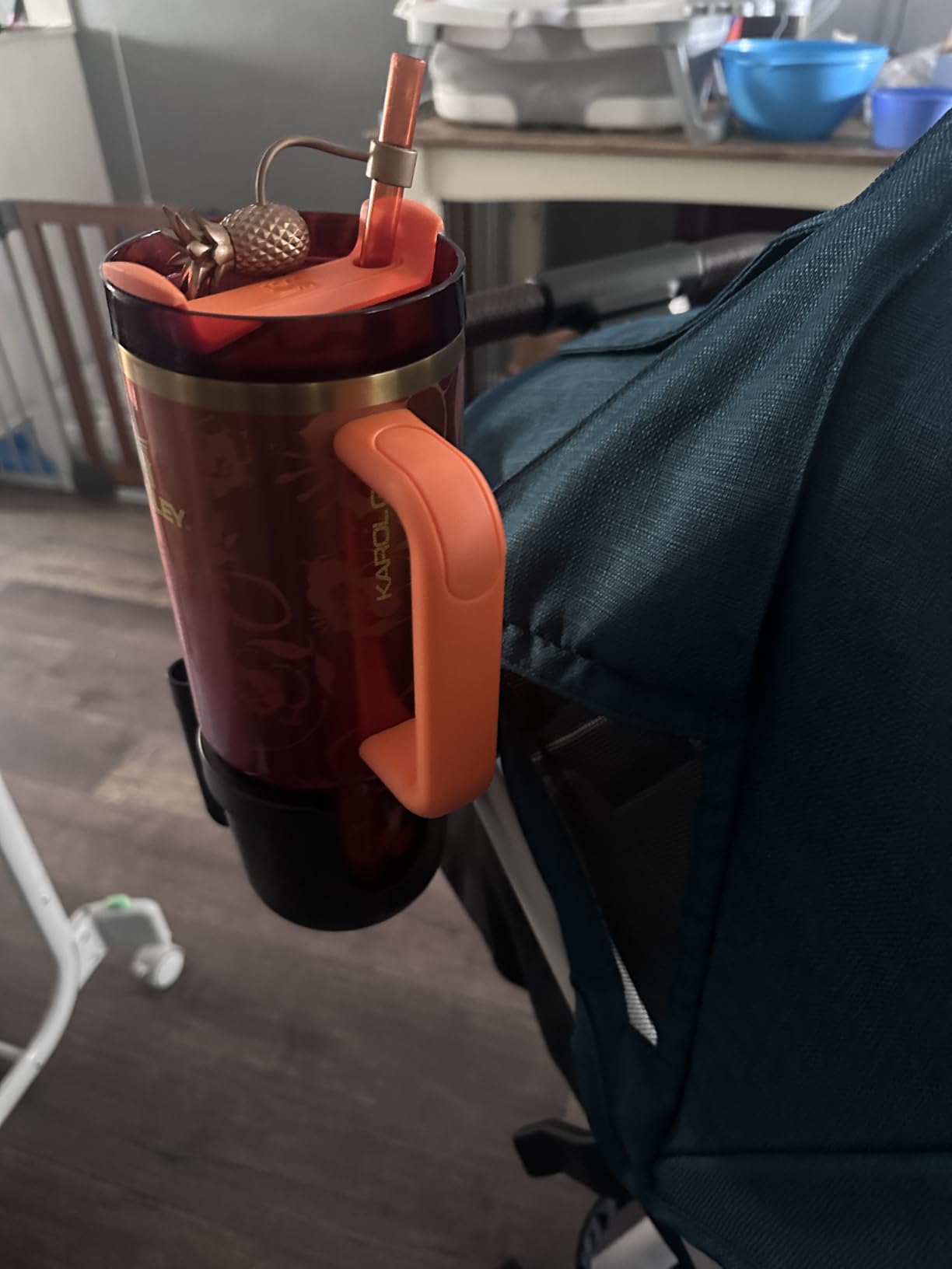 Cup Holder for Walker: Stroller Cup Holder Attachment with Phone Holder customer photo 1
