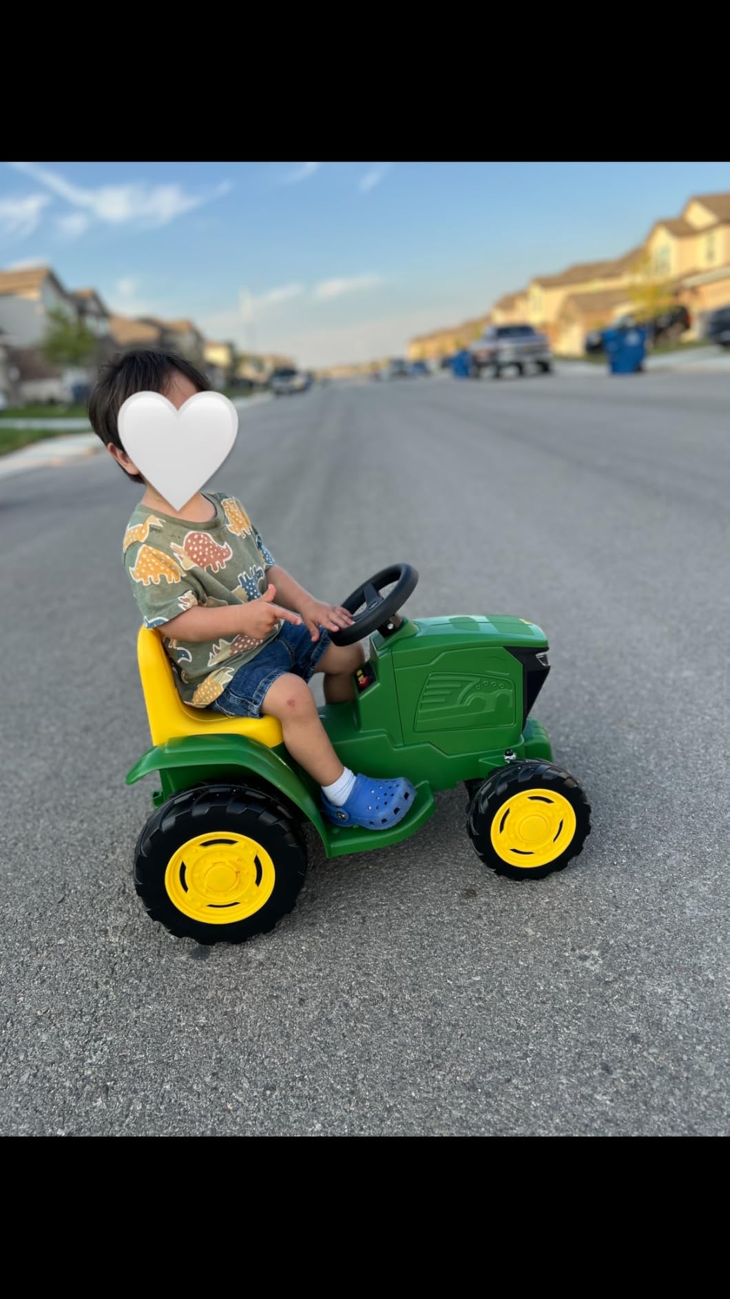 Peg Perego John Deere Mini Tractor 6V Ride on Tractor with Working Lights and Sounds, for Kids 1.5-3 Years customer photo 1