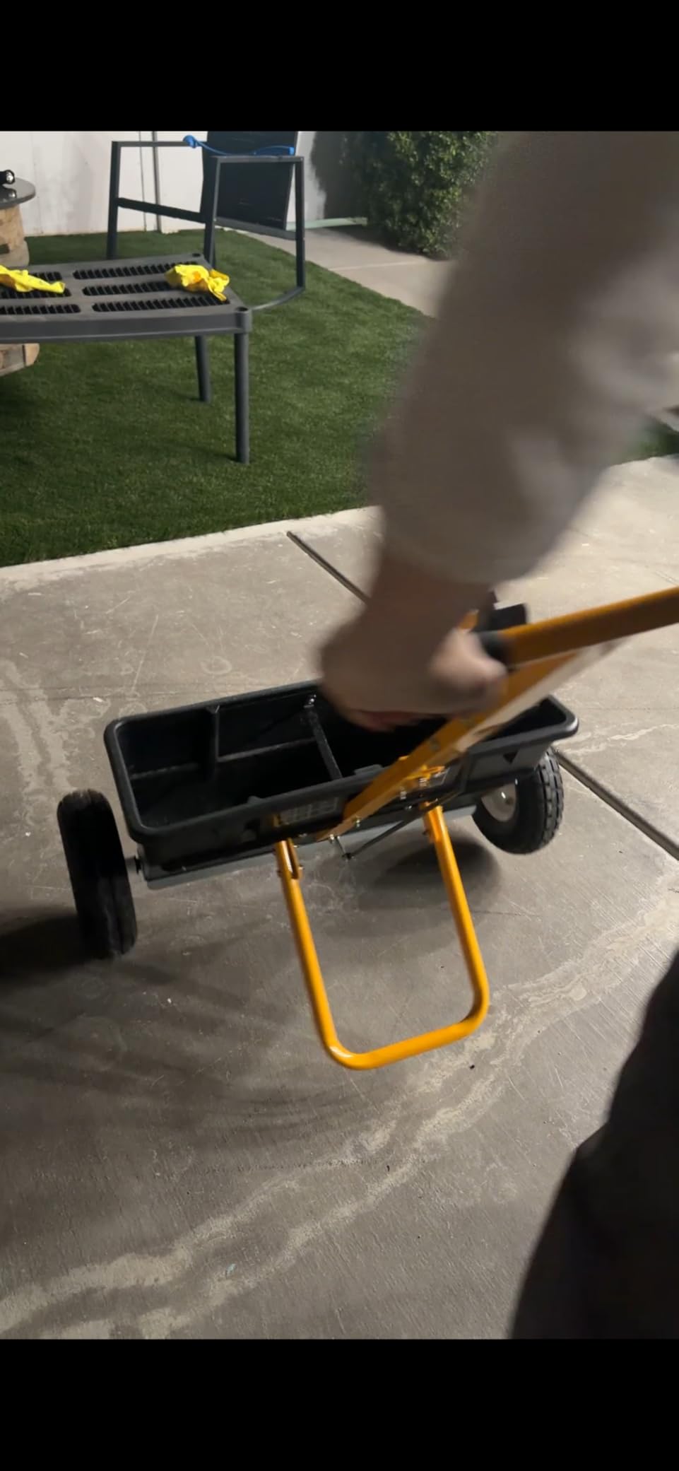 At Home 75 lb. Drop Spreader (me) customer photo 1