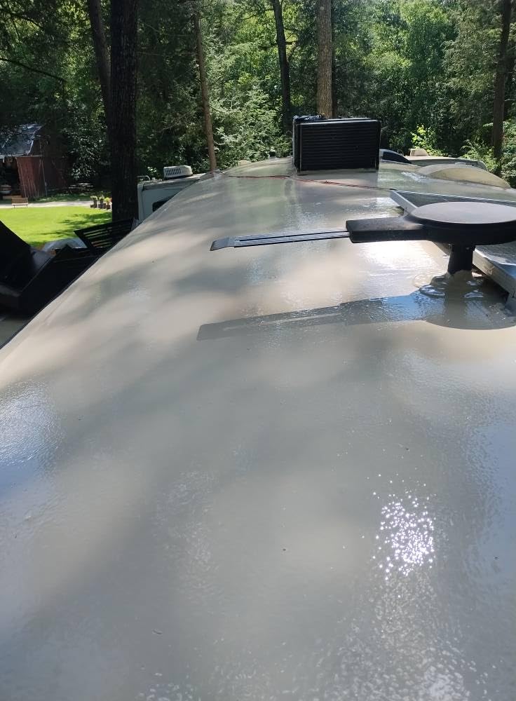 RVLOVENT 12V RV Roof Fan Vent 14'' 10 Speed Reversible Manual Lift (NO REMOTE) customer photo 2