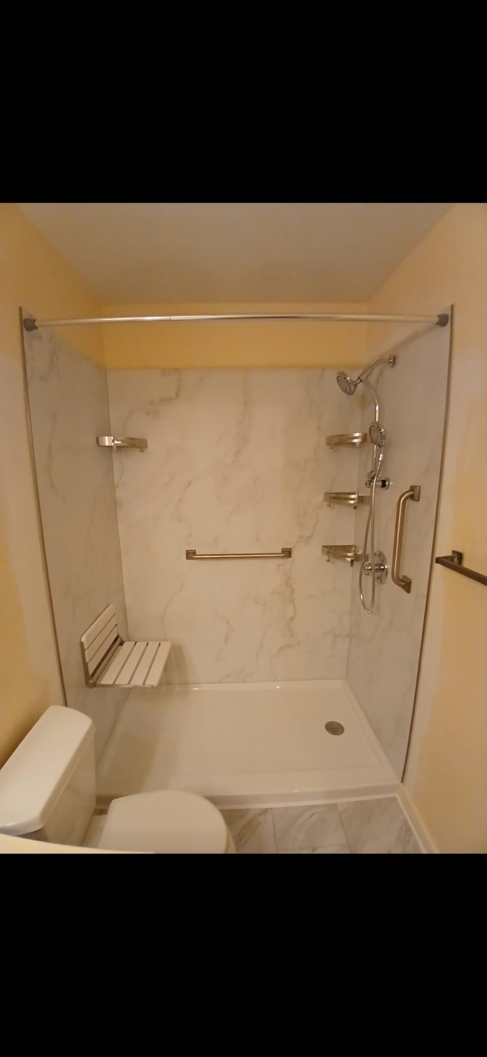 OVE Decors Arroyo Alcove Shower Walls 60 in. x 32 in. 80 in. in Carrara customer photo 1
