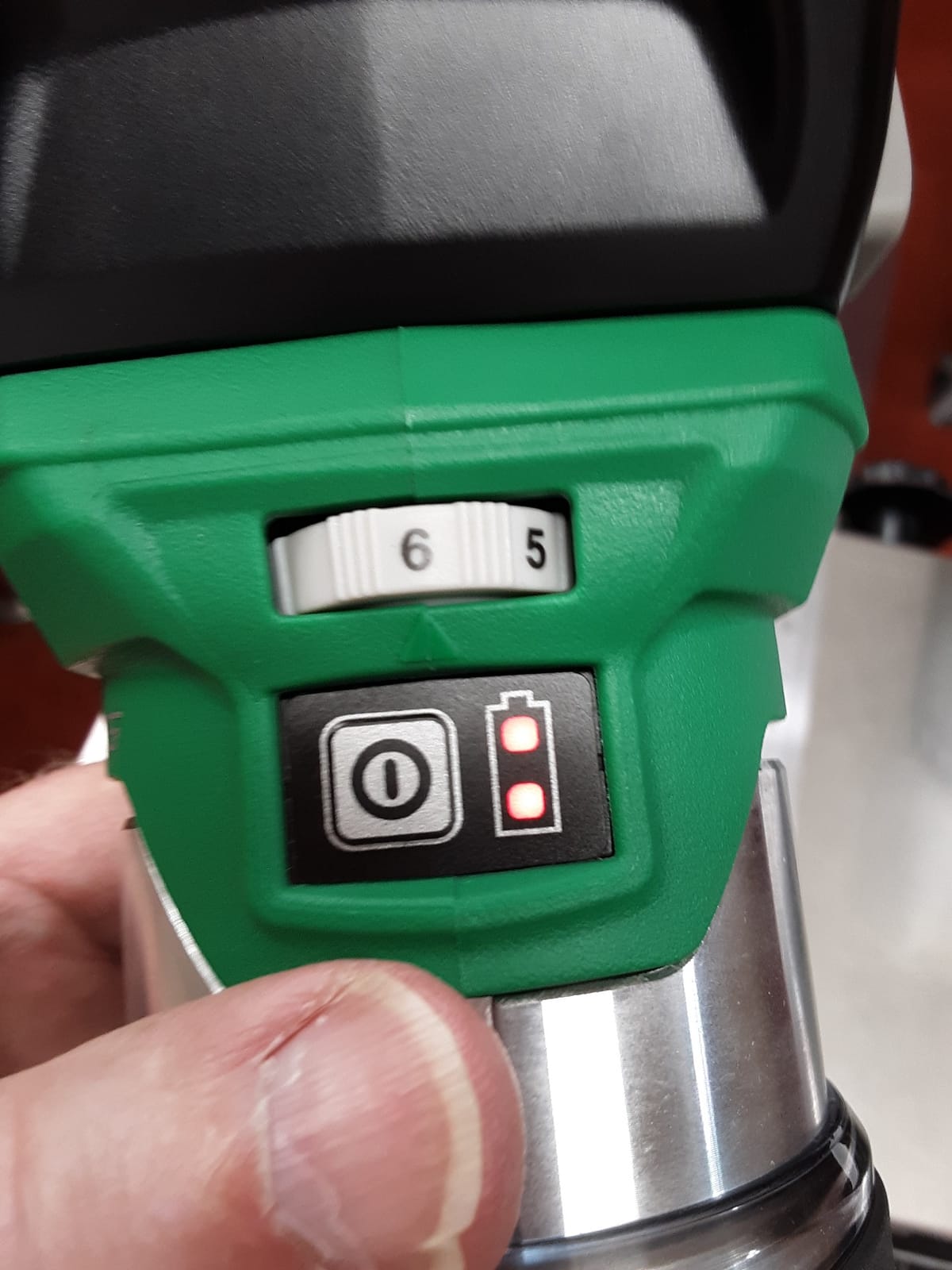 Metabo HPT 18V Cordless Trim Router, Variable Speed LED Light, M1808DAQ4 customer photo 2