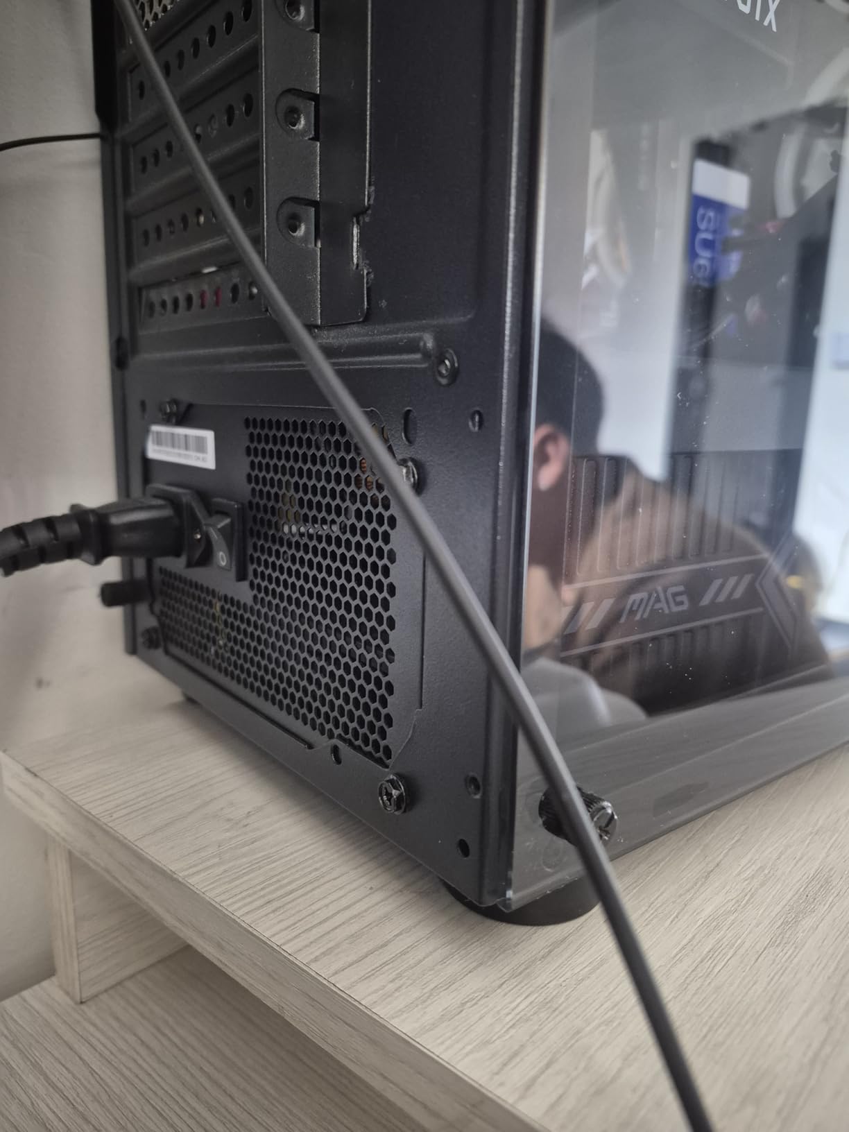 MSI MAG A650BN, Non-Modular Compact 650W Power Supply, 80+ Bronze, Low-Noise Fan, Active PFC Design, 5 Year Warranty customer photo 2