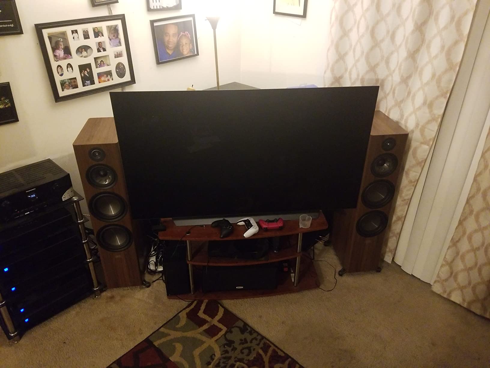 Polk Audio Reserve Series R700 Tower Speaker for Home Theater, Walnut Brown customer photo 1