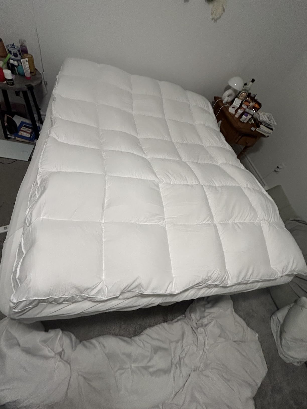 ELEMUSE RV Short Queen Mattress Topper, Thick Pillow Top Mattress Pad customer photo 1