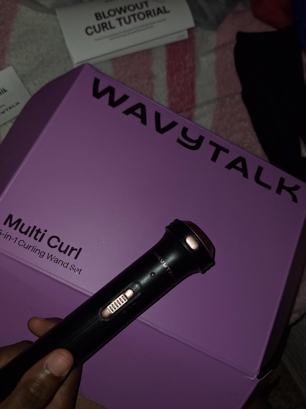 Wavytalk 5 in 1 Curling Wand Set with Thermal Brush & 0.5