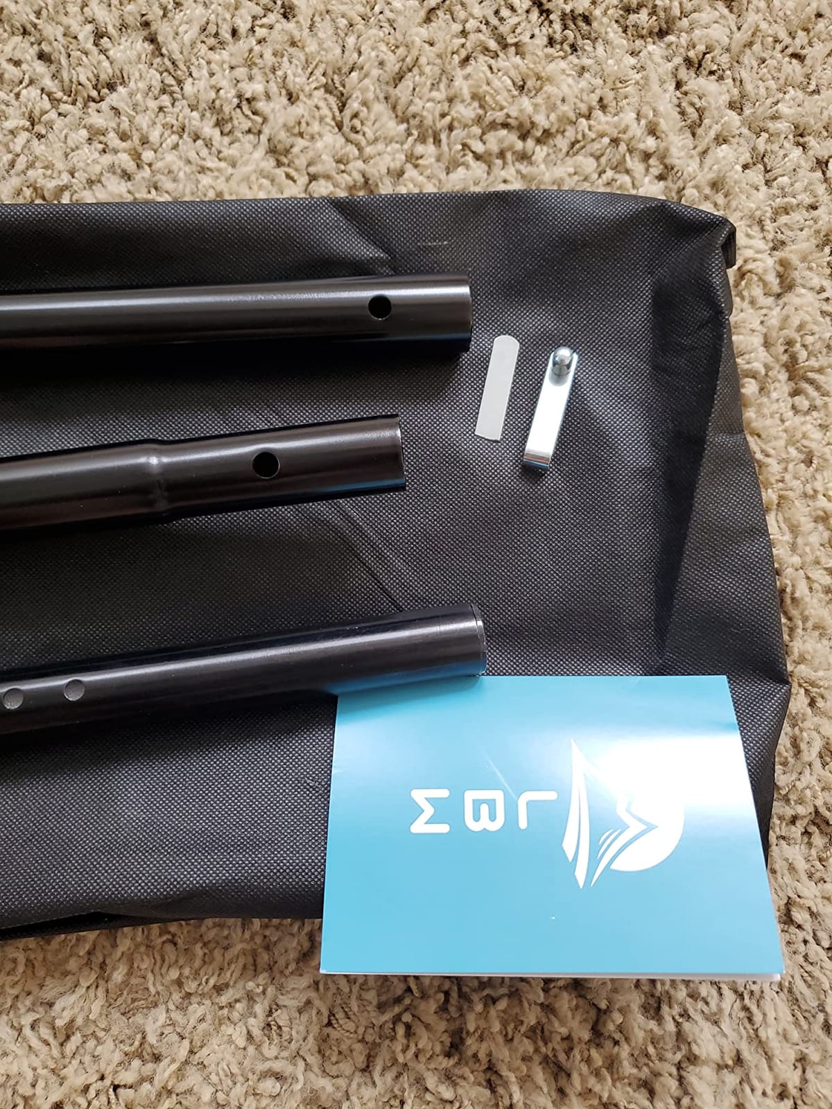 LBW Stand Up Paddle Board Paddle - 3 Pieces Adjustable Aluminium Alloy Floating SUP Paddle with Storage Bag, Portable Durable Oars customer photo 1