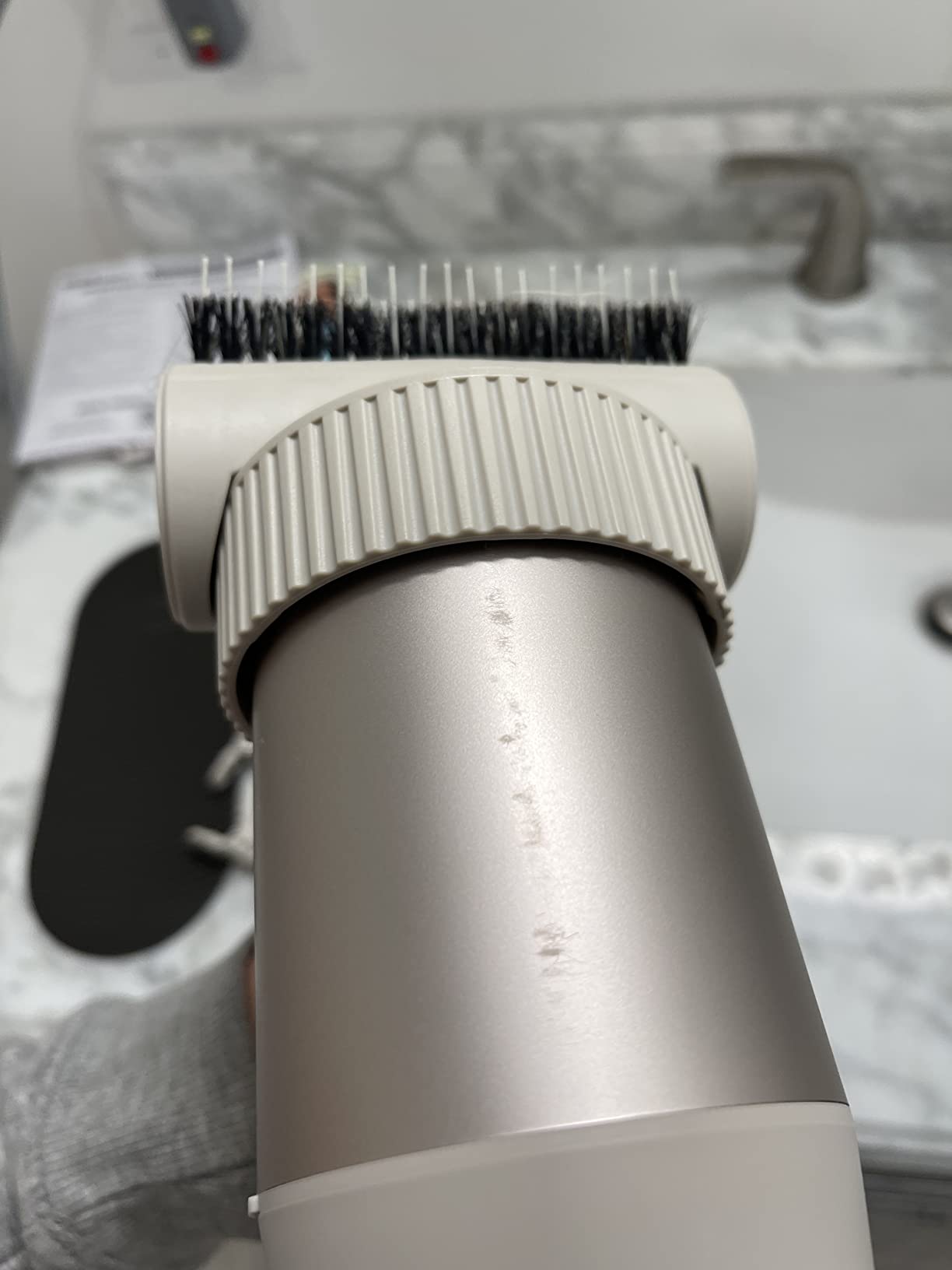 Shark HyperAIR Ionic Dryer, Rotatable Brush, Auto Presets, Stone, HD112BRN customer photo 1