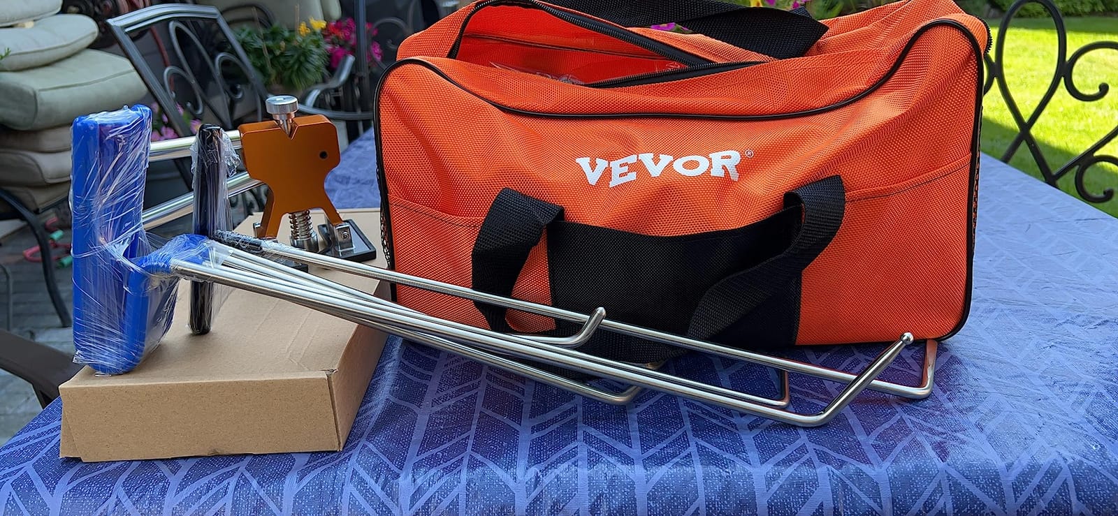 VEVOR Dent Puller Kit, 116 PCS Paintless Dent Repair Kit with Remover Tools, Golden Lifter & Glue Tabs for Car Dents, Door Ding Repair customer photo 2