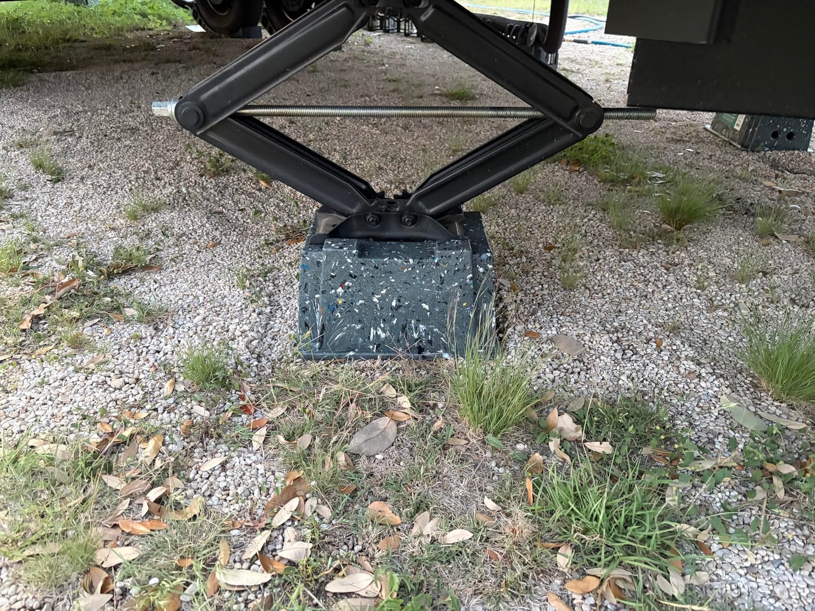 OX BLOX Heavy Duty Trailer Jack Block - 10,000 lb Capacity - Made in USA customer photo 1