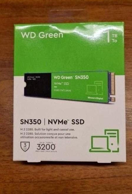 Western Digital 2TB WD Green SN350 NVMe Internal SSD Solid State Drive - Gen3 PCIe, QLC, M.2 2280, Up to 3,200 MB/s - WDS200T3G0C customer photo 2