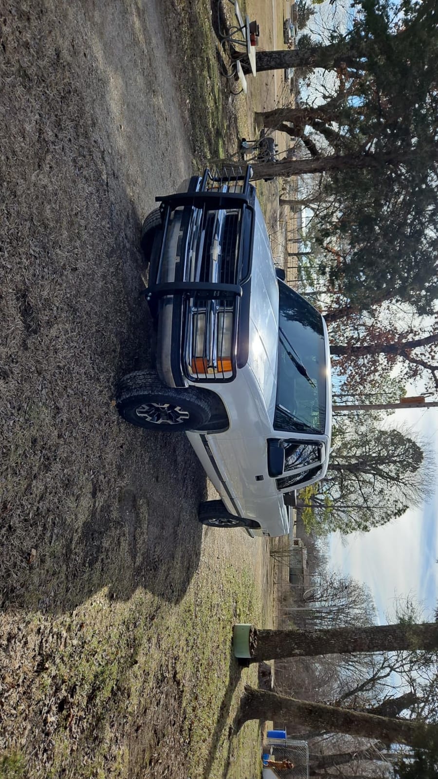 KUAFU Front Grille Brush Guard Compatible with 1988-2000 Chevy/GMC C/K Series 1500 2500 3500, 1992-1994 Blazer, Jimmy, 1995-1999 Tahoe, Yukon Bull Bar Bumper GrillGuard Protector Brush Push Bar customer photo 1