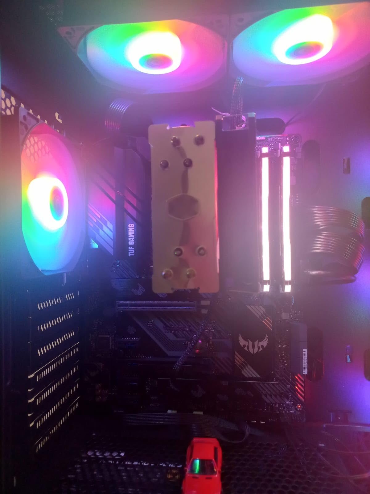 ASUS TUF Gaming B550-PLUS WiFi II AMD AM4 (3rd Gen Ryzen™) ATX Gaming Motherboard (PCIe 4.0, WiFi 6, 2.5Gb LAN, BIOS Flashback, USB 3.2 Gen 2, Addressable Gen 2 RGB Header and Aura Sync) customer photo 2