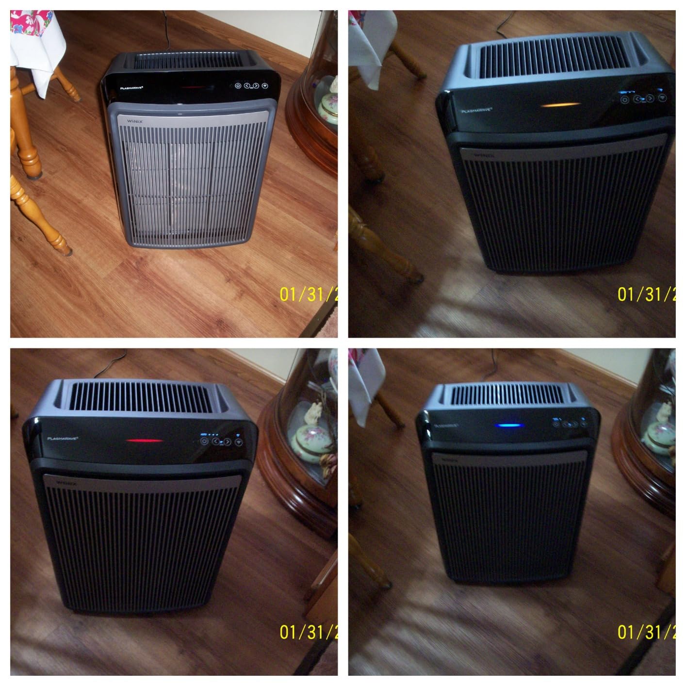 Winix 9800 4-Stage True Hepa Air Purifier with WiFi and PlasmaWave, 500 Sq Ft,Black,Large customer photo 1