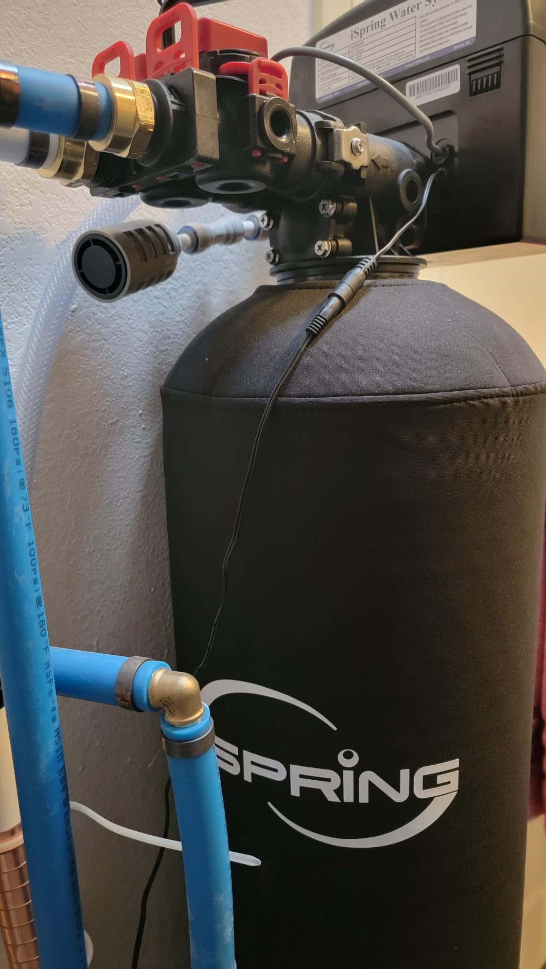 iSpring WCFM400K Whole House Iron and Manganese Water Filter System, Digital Control with Automatic Regeneration & Air Injection, Set & Forget Design customer photo 2