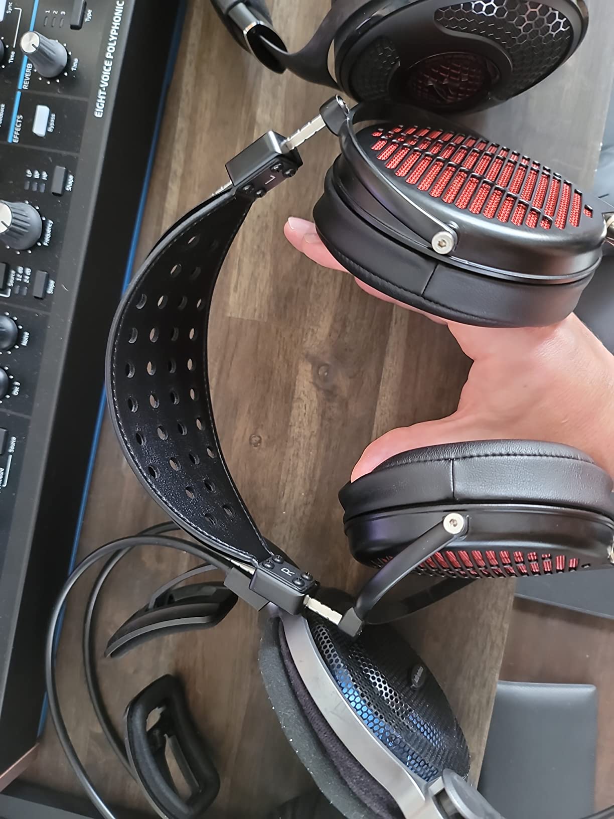 Audeze LCD-GX Audiophile Over-Ear Gaming Headset, Black, with case customer photo 1