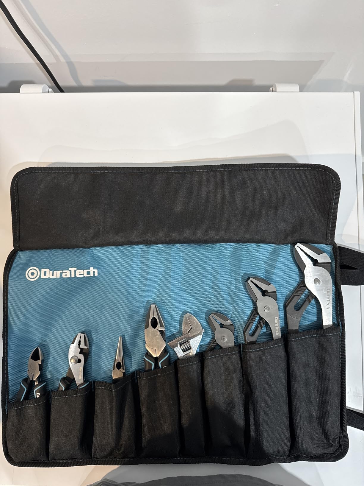 DURATECH 8-Piece Pliers Set with Rolling Pouch, Cr-V/Cr-Ni Construction customer photo 1