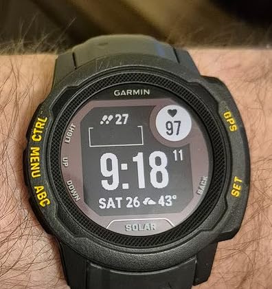 Garmin Instinct 2S Solar, Smaller-Sized Rugged Outdoor Watch with GPS, with Solar Charging Capabilities, Built for All Elements, Multi-GNSS Support, Tracback Routing and More, Graphite customer photo 2