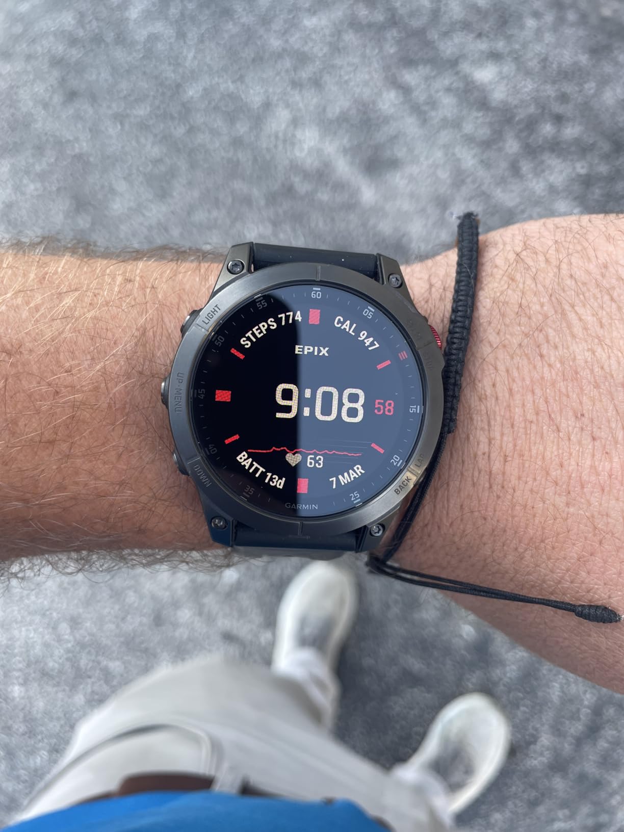 Garmin 010-02582-10 epix Gen 2, Premium Active smartwatch, Health and Wellness Features, Touchscreen AMOLED Display, Adventure Watch with Advanced Features, Black Titanium customer photo 1