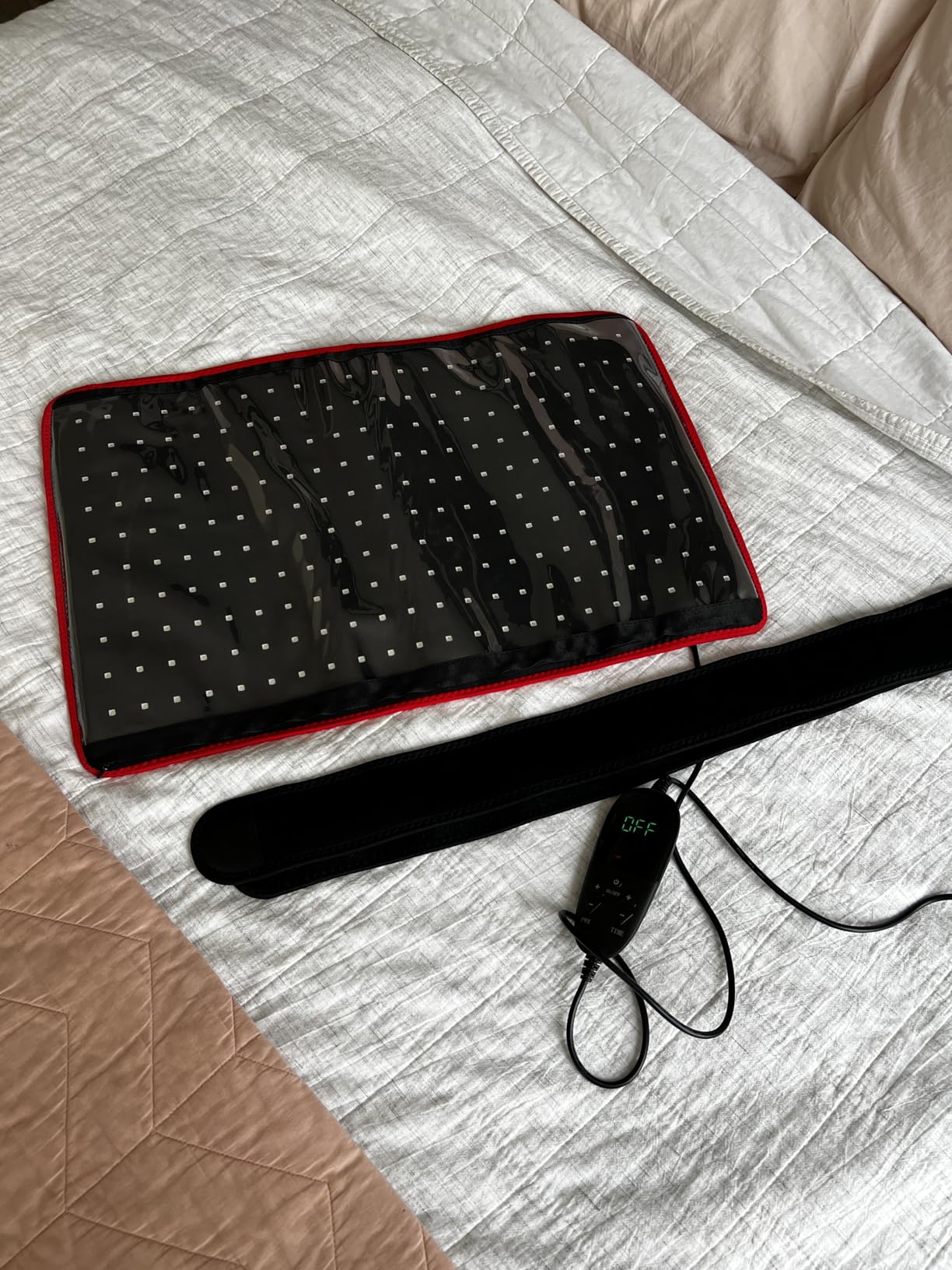 BestQool Red Light Therapy Belt, FSA-HSA Infrared Light Therapy for Body customer photo 2