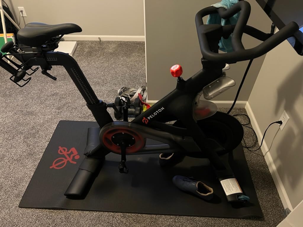 Bike Mat Compatible with Peloton Bike, 6mm Floor Protector customer photo 1