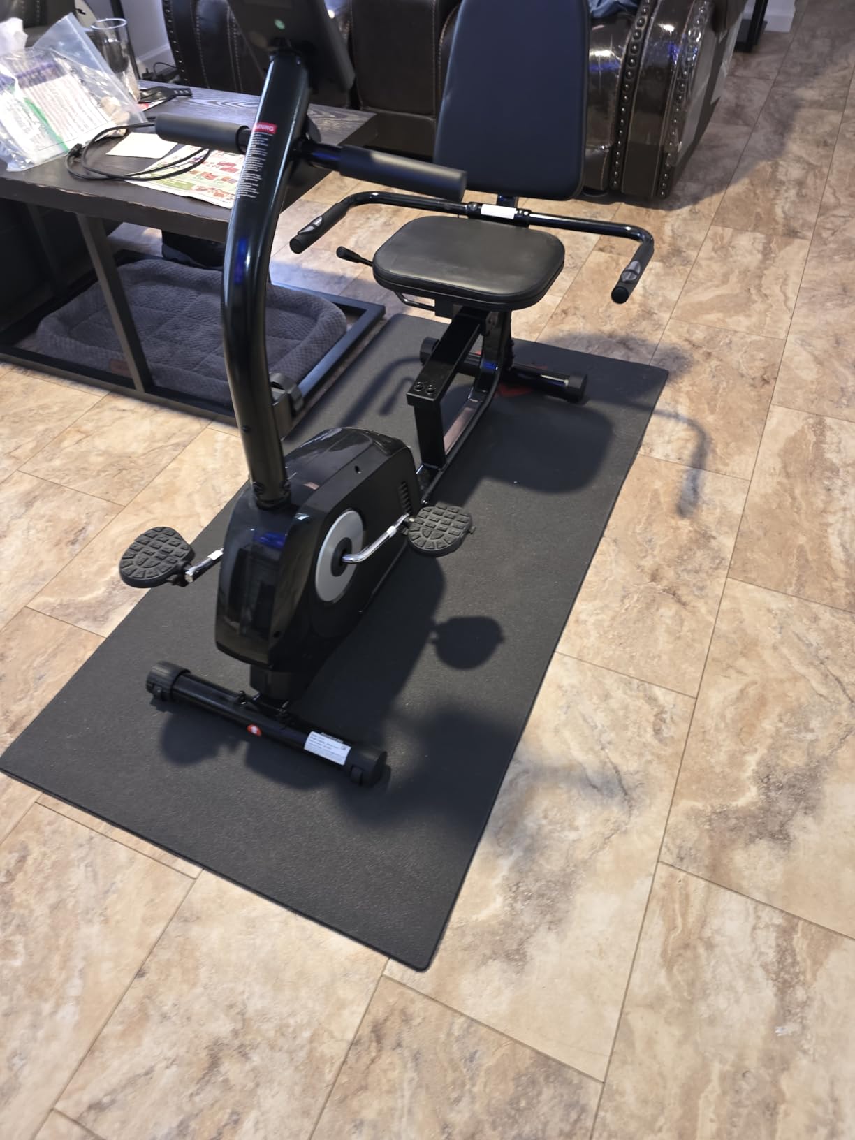 Bike Mat Compatible with Peloton Bike, 6mm Floor Protector customer photo 2