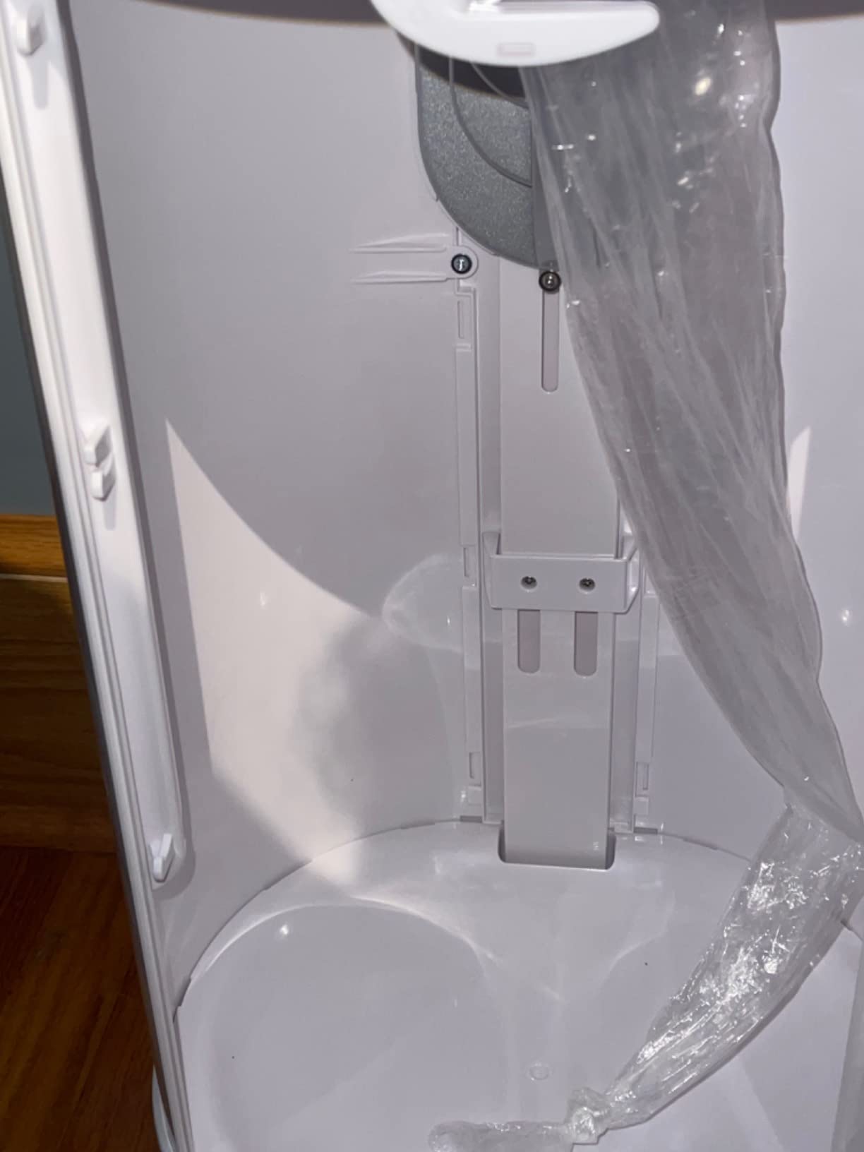 Munchkin Baby UV Diaper Pail, #1 in Odor Control, Step Pedal, White customer photo 1