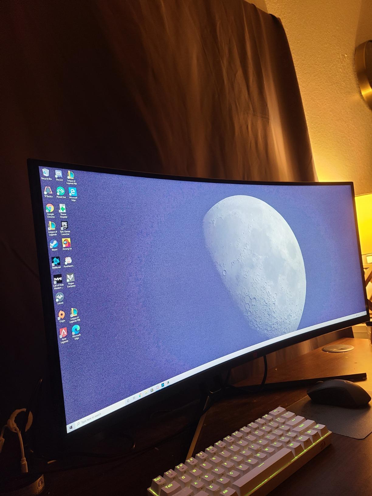 Deco Gear 49 Inch Curved Monitor, 5K2K Ultrawide WDQHD Screen 5120×1440, R1500, HDR400, 120Hz, 32:9 VA Panel, USB-C 65W PD, Adaptive Sync, PBP/PIP, KVM Switch, Built-in Speakers & Ergonomic Stand customer photo 1