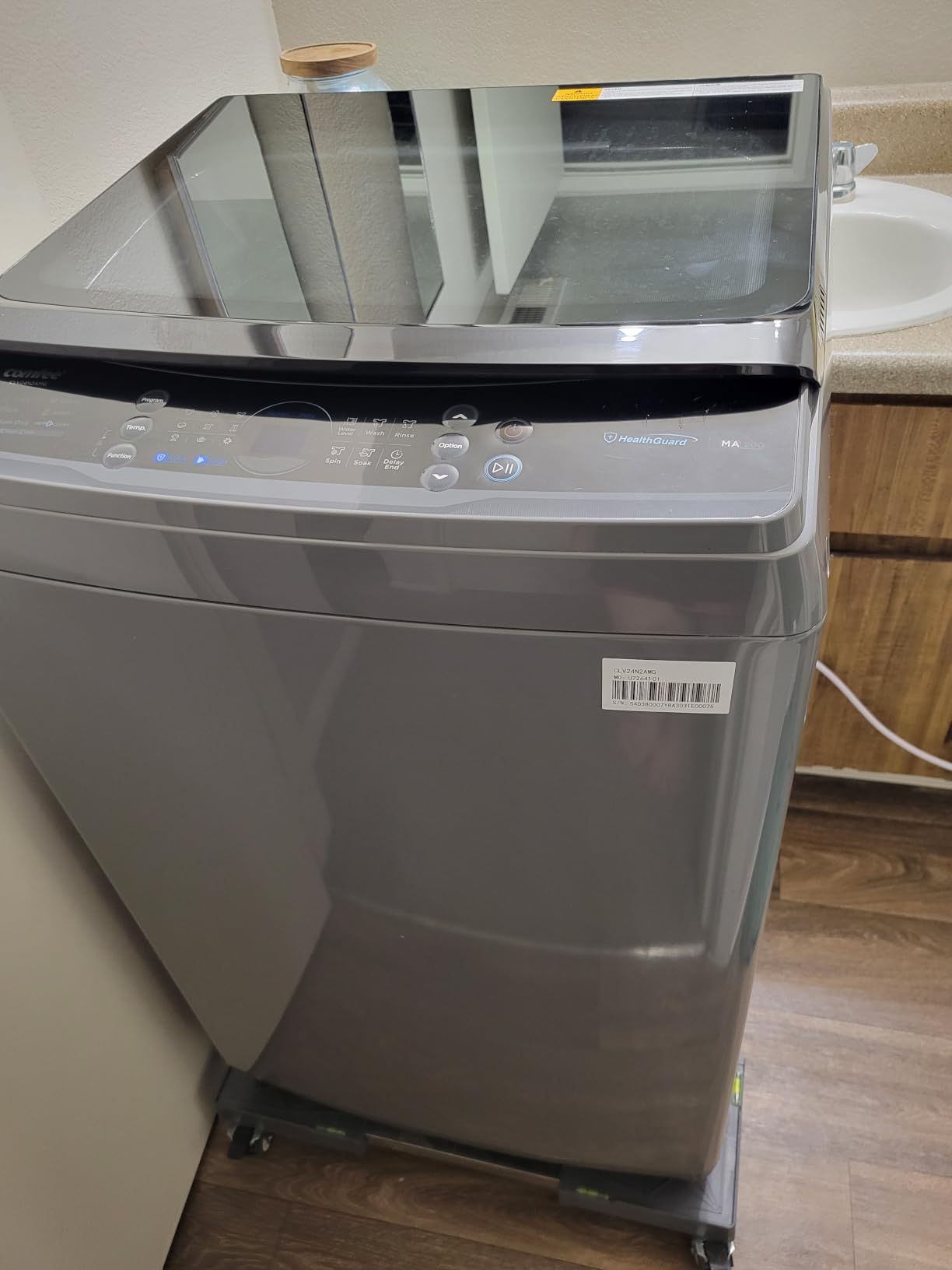 COMFEE' Portable Washing Machine and Washer 2.4 Cu.ft LED Compact Laundry customer photo 2