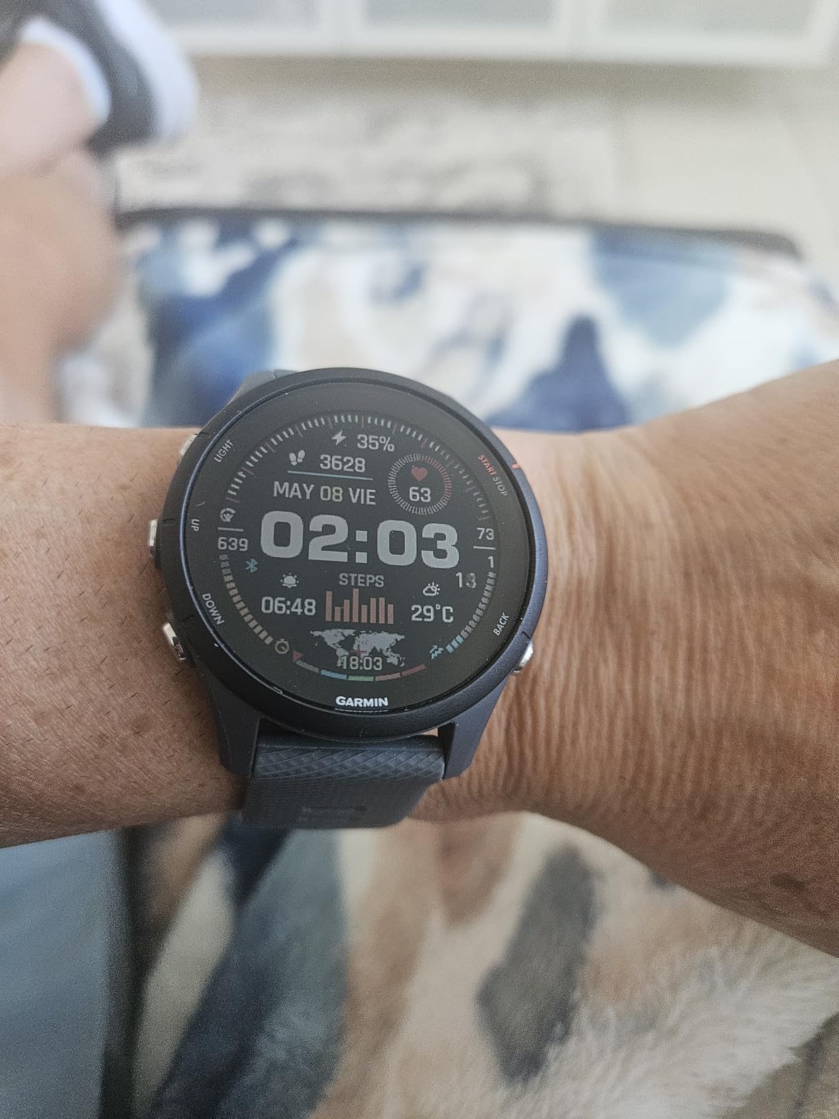 Garmin Forerunner® 255, GPS Running Smartwatch, 46mm, Slate Gray customer photo 1