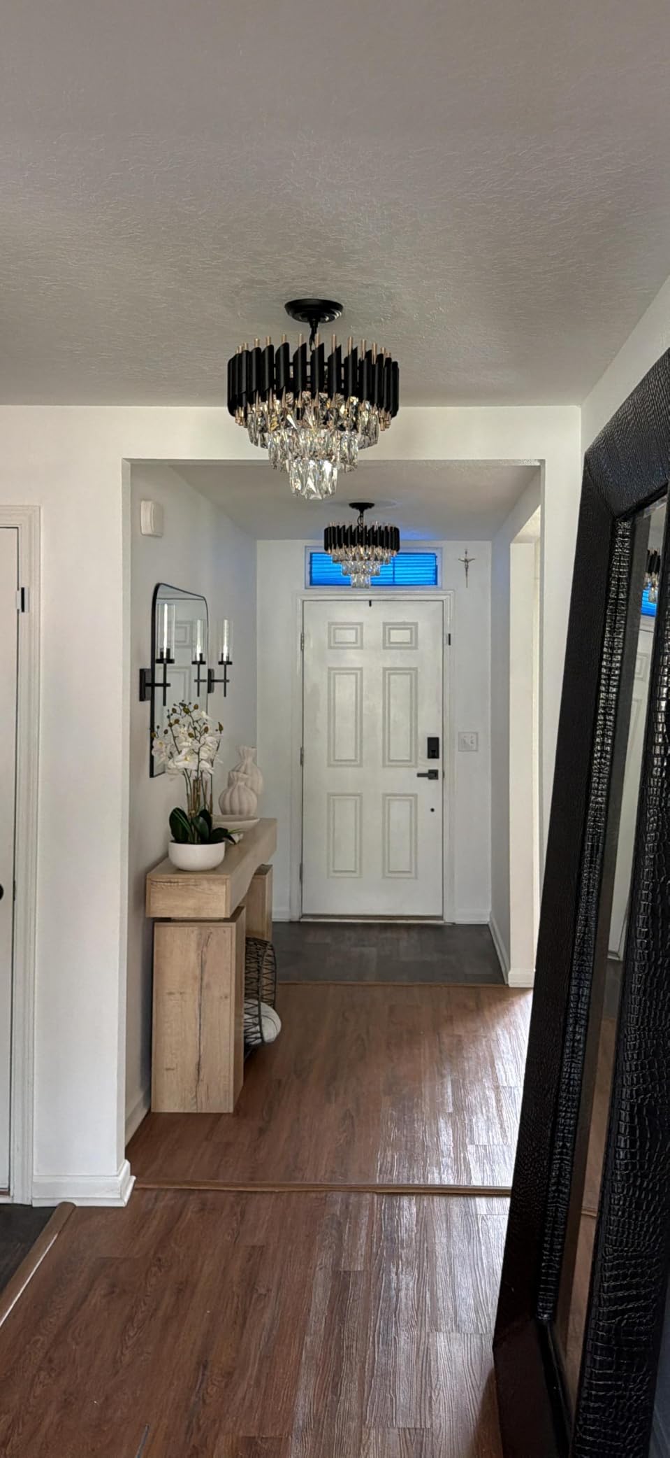 Modern Crystal Chandelier Gold, 24