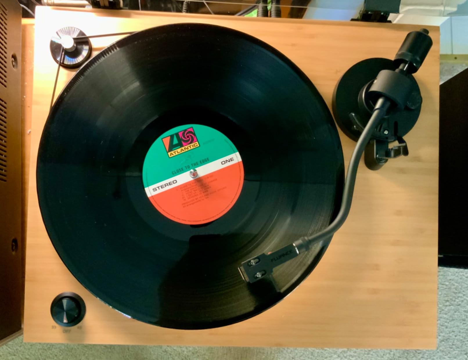 Fluance RT85N Reference High Fidelity Vinyl Turntable Record Player with Nagaoka MP-110 Cartridge, Acrylic Platter, Speed Control Motor, High Mass MDF Wood Plinth, Vibration Isolation Feet - Walnut customer photo 2