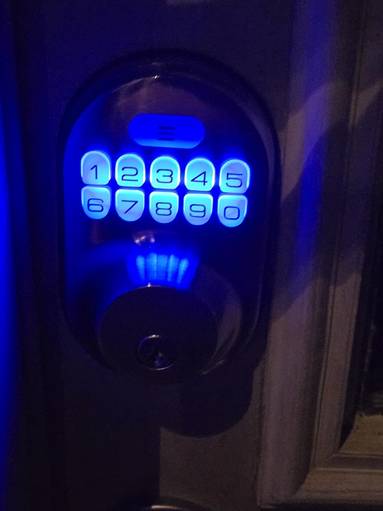Veise RZ-A Electronic Keypad Deadbolt Door Lock, Satin Nickel customer photo 2