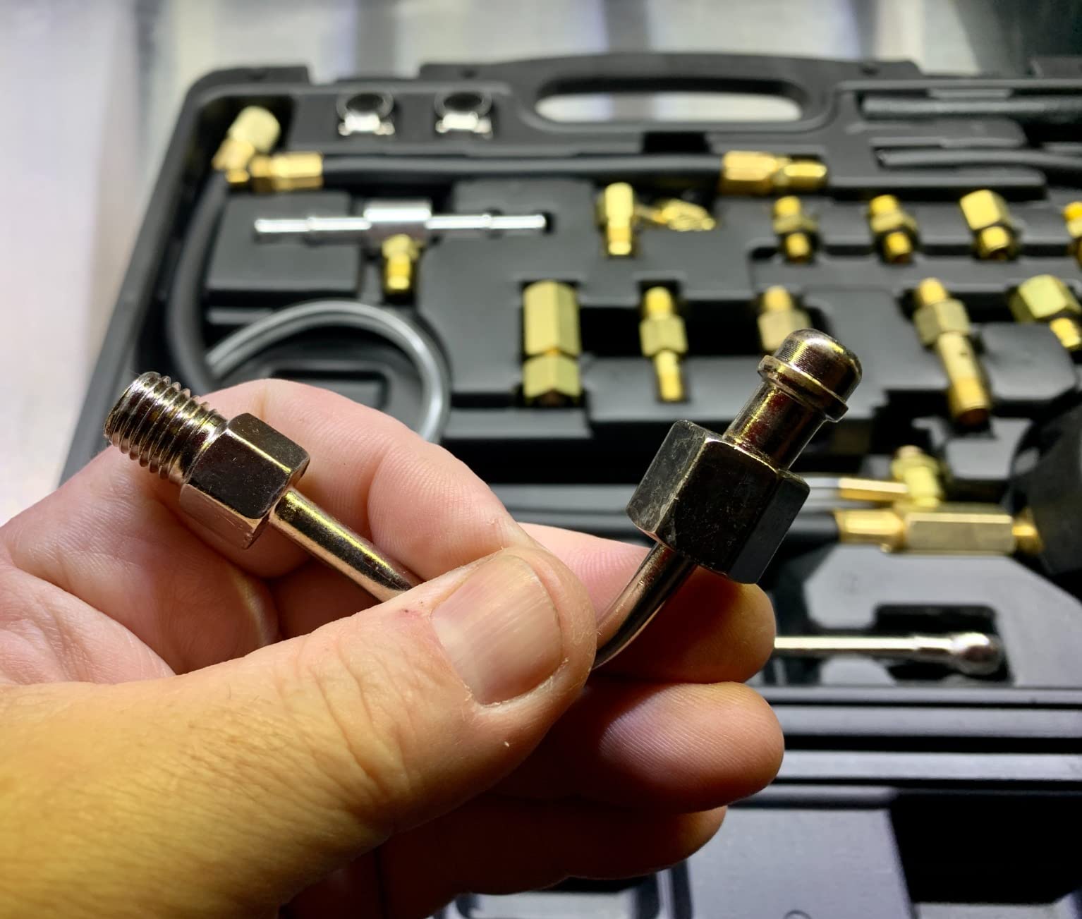 OMT Fuel Injection Pressure Tester Kit With 140 PSI Gauge, Quick Fittings customer photo 1
