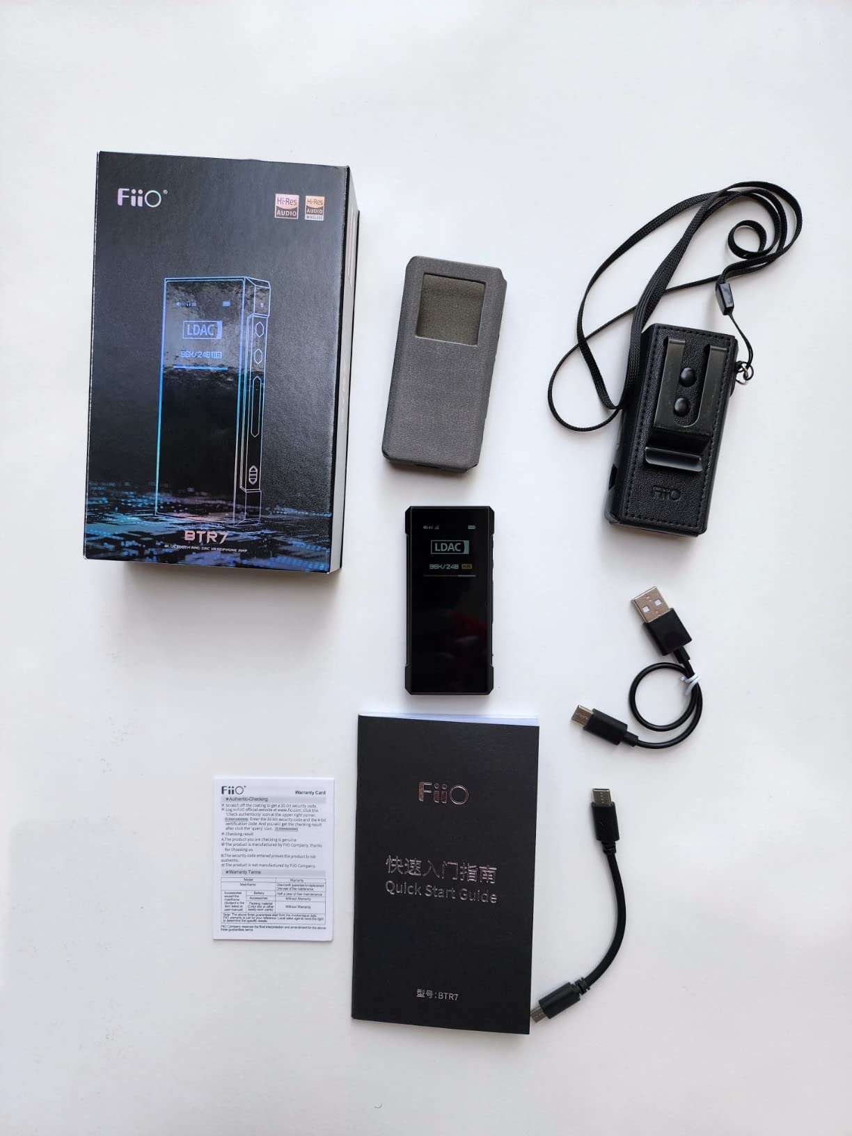 FiiO BTR7 Headphone Amp Bluetooth Receiver High Resolution Portable DAC Supports MQA/LDAC/aptX HD 384K/32Bit DSD256 for Phone/PC/Car/Home Audio customer photo 2