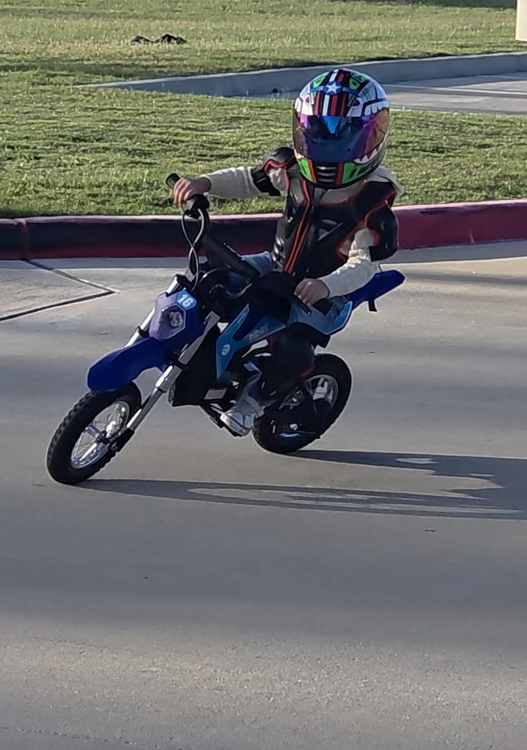 Hiboy DK1 36V Electric Dirt Bike for Kids, 300W & 15.5 MPH, Ages 3-10 | Up to 13.7 Miles Long Range, 3 Safety Speed Modes, Hydraulic Suspension & Solid High Carbon Steel Frame Ride On Toy customer photo 2
