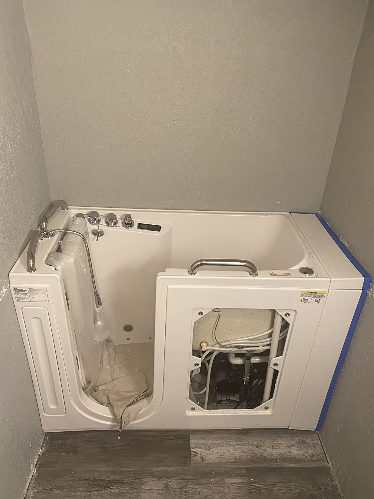 ANZZI Walk In Tub, 27 X 53 In, Left Drain, Air & Whirlpool Jets, 110v customer photo 2