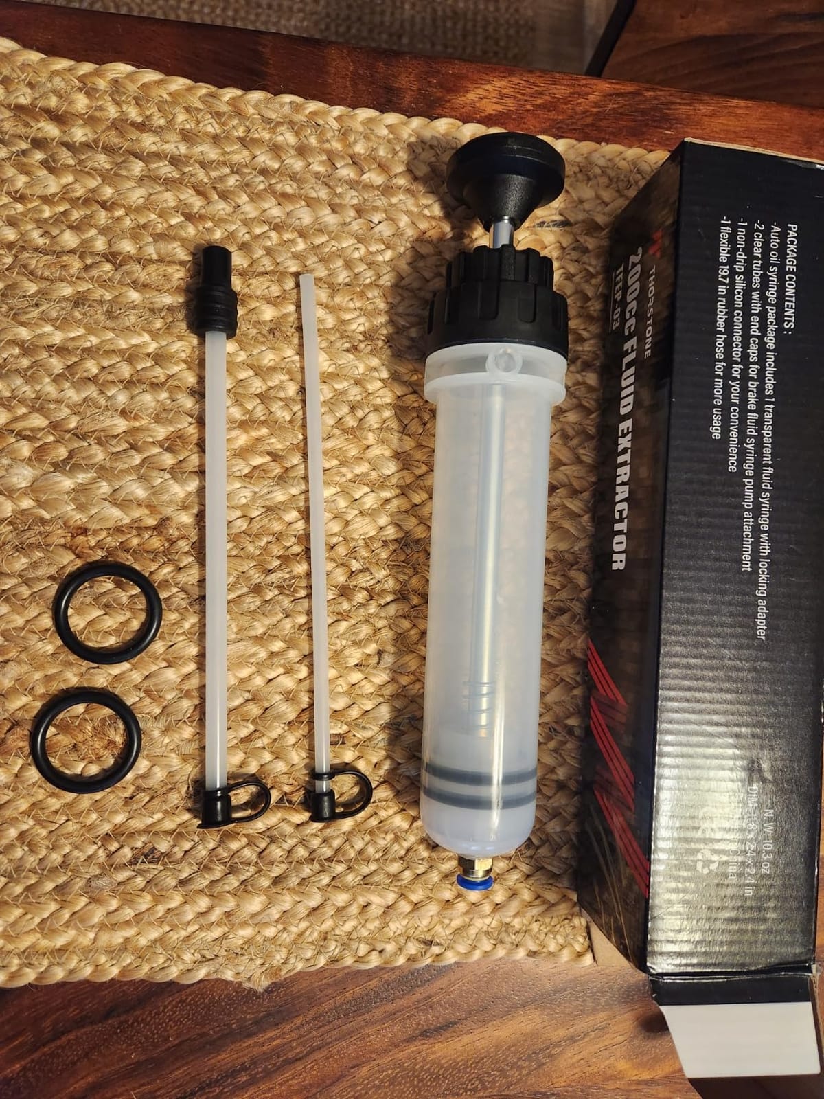 Thorstone 200cc Fluid Extractor Pump with 2pcs 22cm PVC Suction Tubes customer photo 1