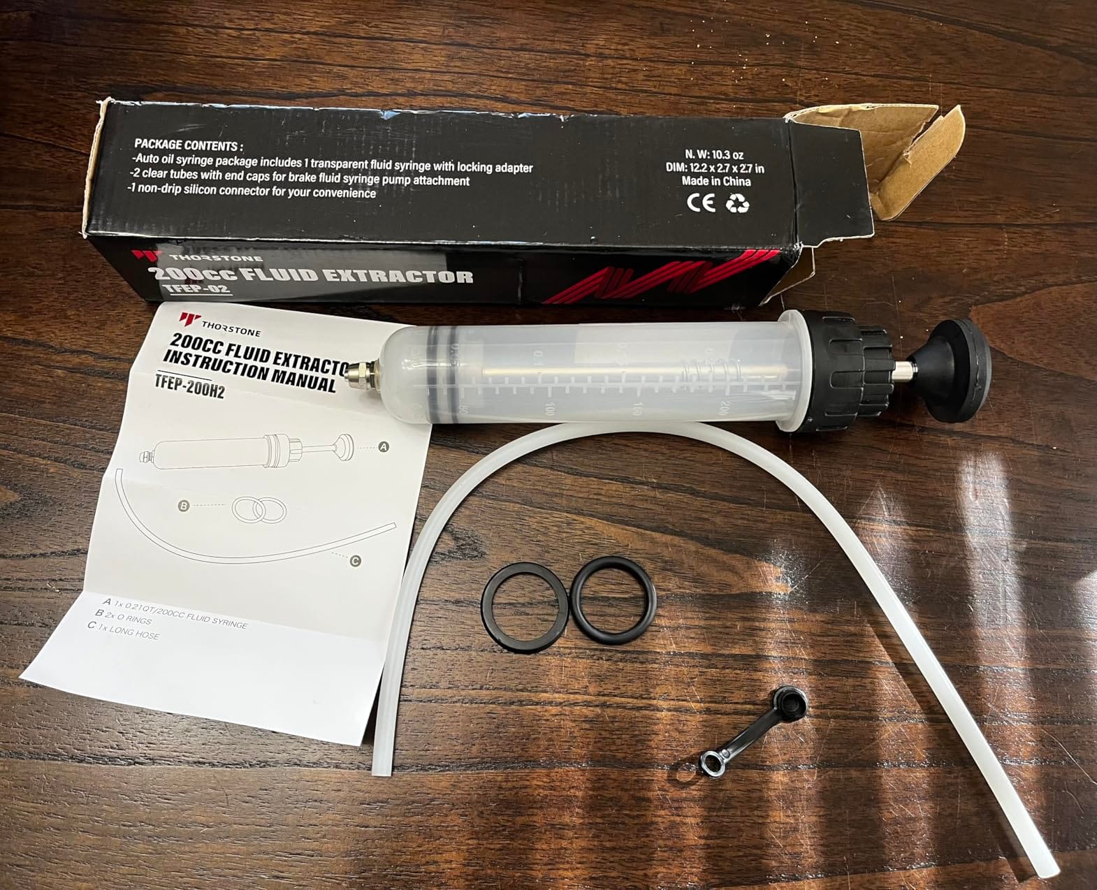 Thorstone 200cc Fluid Extractor Pump with 2pcs 22cm PVC Suction Tubes customer photo 2