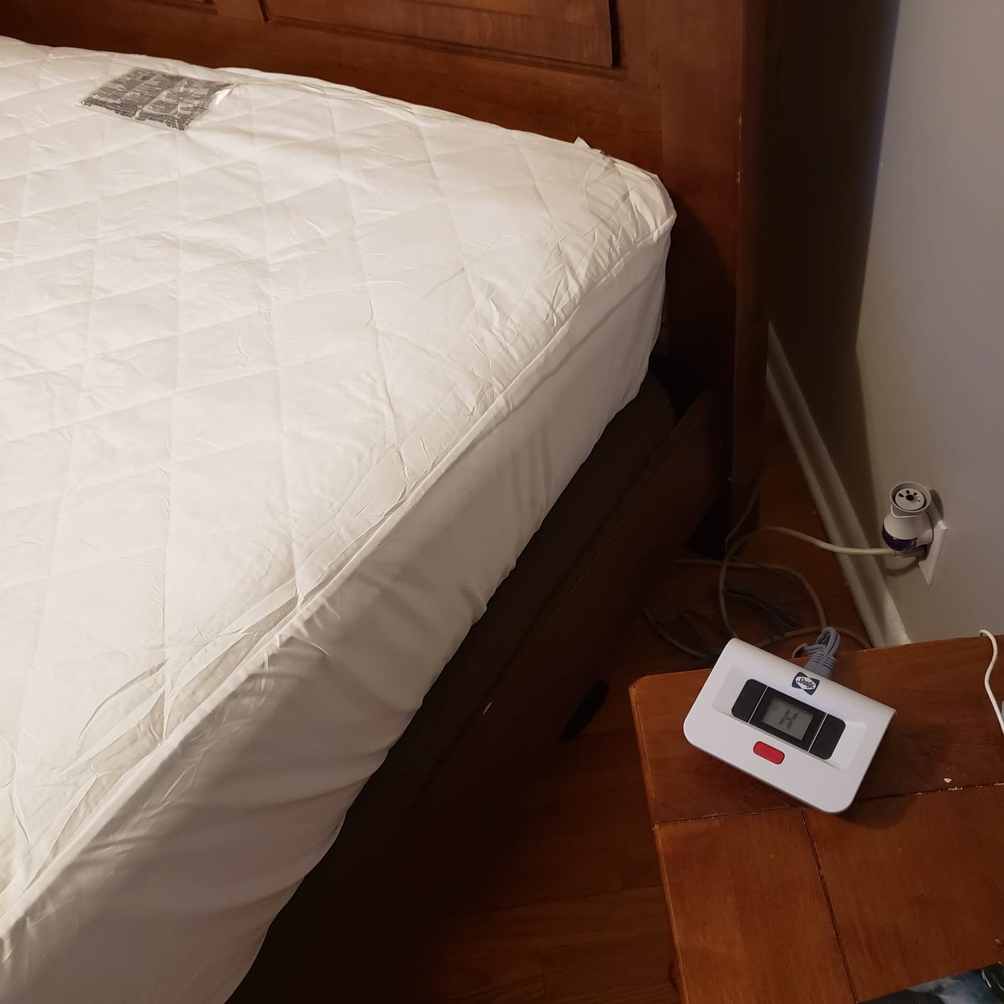 Sealy Heated Mattress Pad King Size Dual Controller Machine Washable 78×80