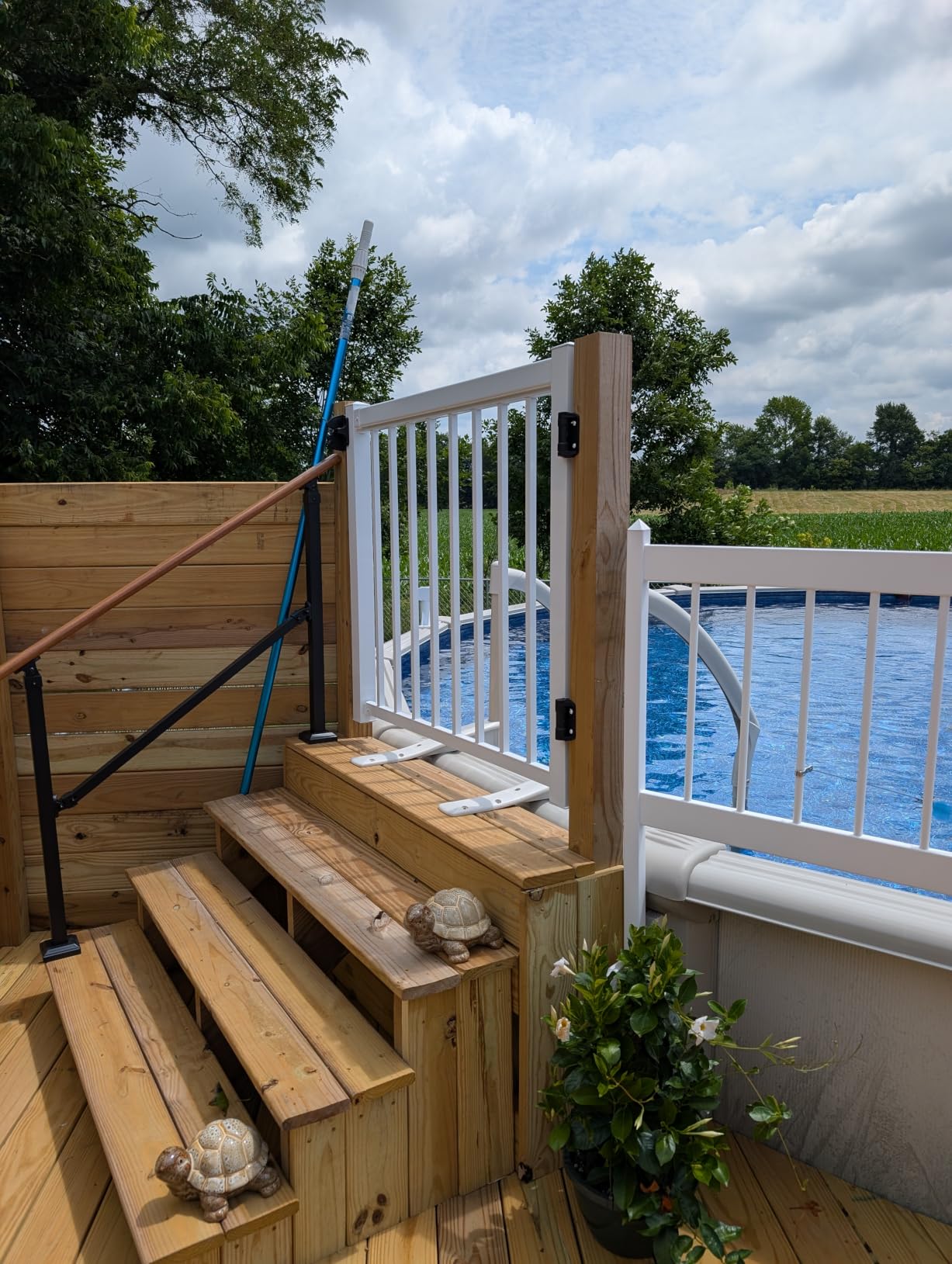 Outdoor Gate for Deck, 42