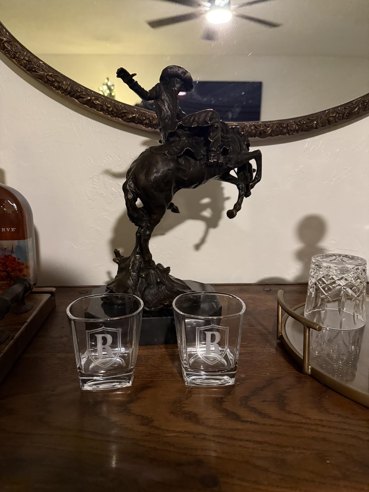 Personalized Whiskey Decanter Set - 5 Design Options - Custom Liquor 25 oz, 750ml Liquor Decanter w/Whiskey Glass Set Options, Birthday & Retirement Gifts for Men customer photo 1