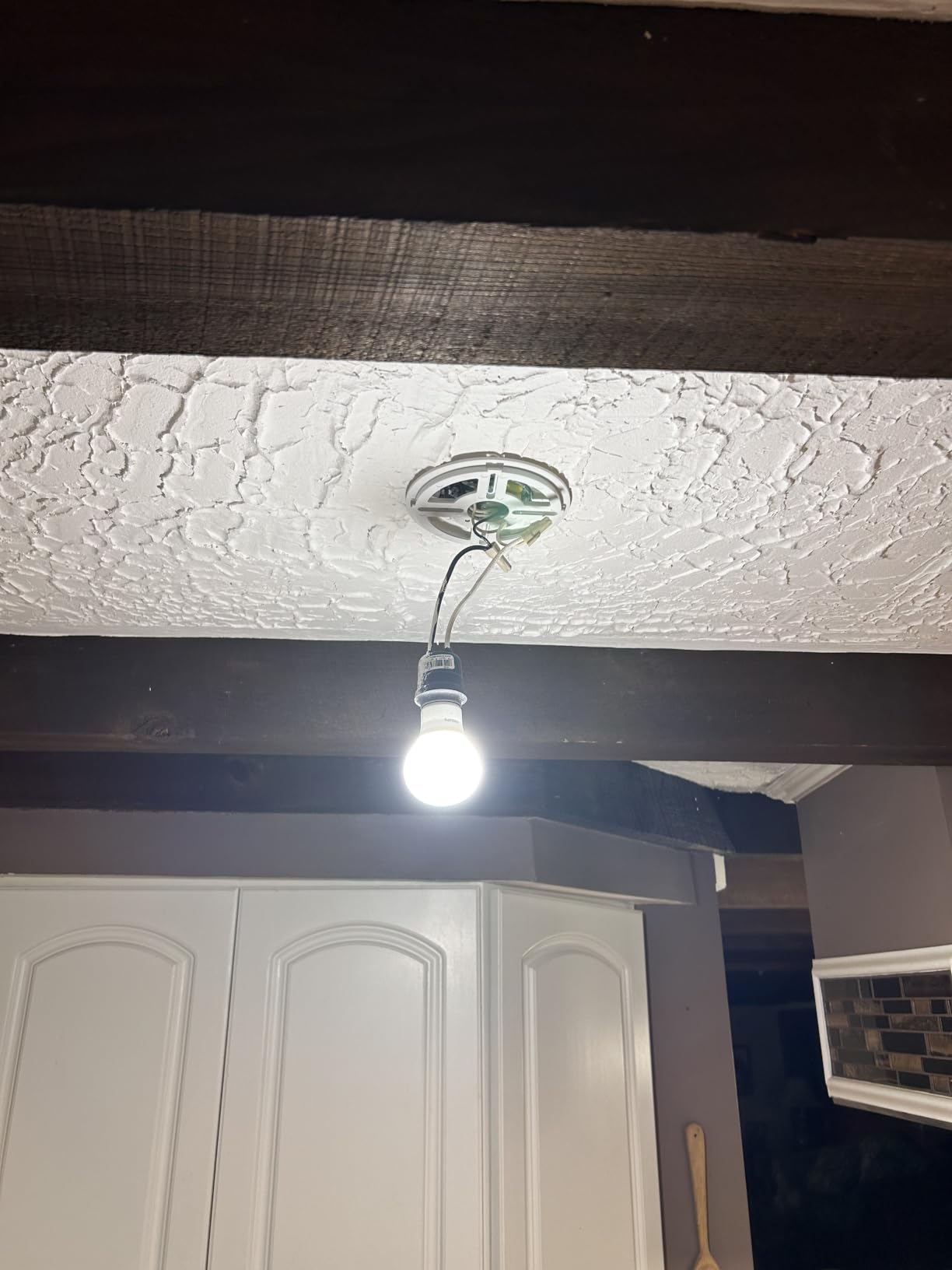 Allsmartlife LED Flush Mount Ceiling Light Fixture, 12inch 24W 2880lm CCT 3000K/4000K/6500K Thin Round Flat Panel Light Surface Mount for Kitchen, Bedroom, Laundry. Dimmable Ceiling Lamp customer photo 1