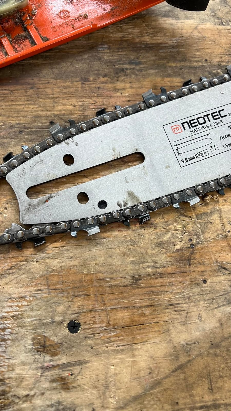 NEO-TEC NH872 24 Inch Gas Powered Chainsaw 71cc Gasoline Chain Saw Power Head 5.3HP Professional Chain Saw Gas All Parts Compatible with Husqvarna 372XP Motosierra De Gasolina for Heavy-duty Forestry customer photo 1