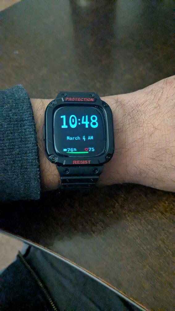Fitbit Sense 2 Health and Fitness Smartwatch - Lunar White/Platinum customer photo 1