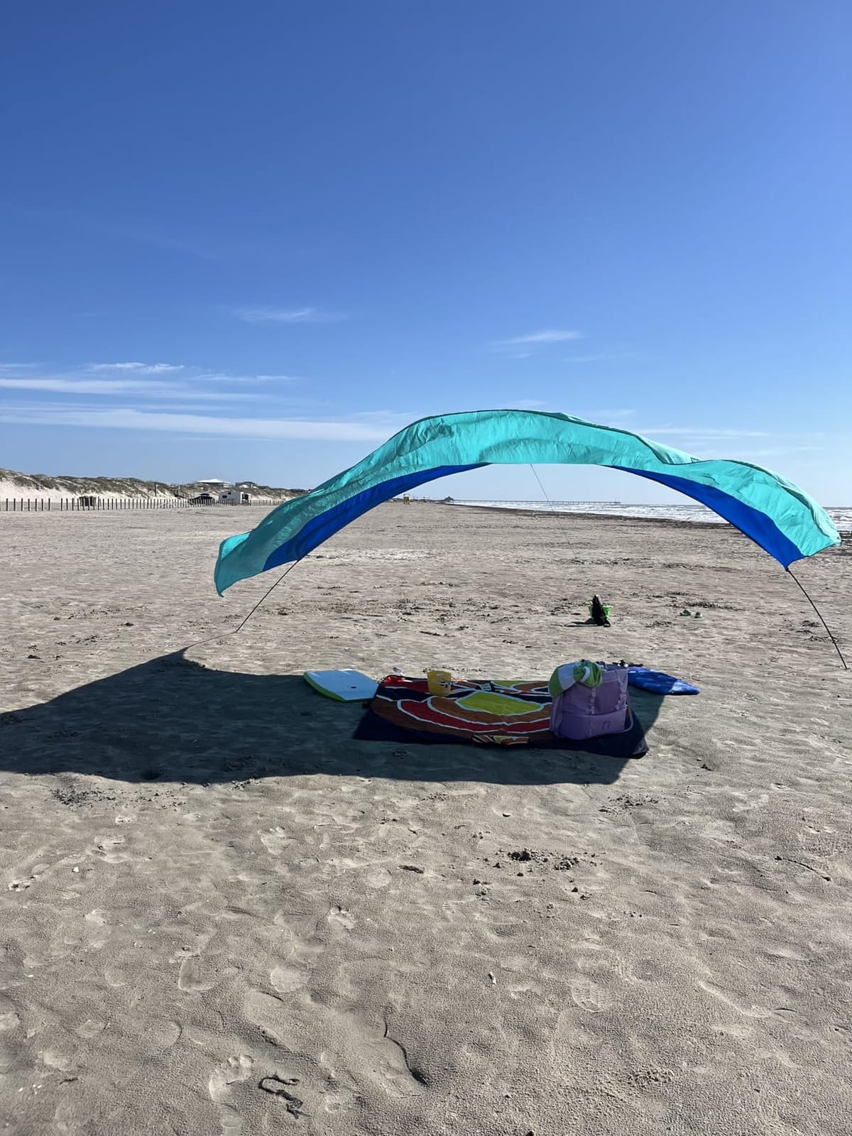 Shibumi Shade Quiet Canopy Version | Beach Tent | Sets Up in 3 Mins | 150 Sq. Ft. of Shade for up to 8 People | Includes Wind Assist | UPF 50+ Sun Protection customer photo 1
